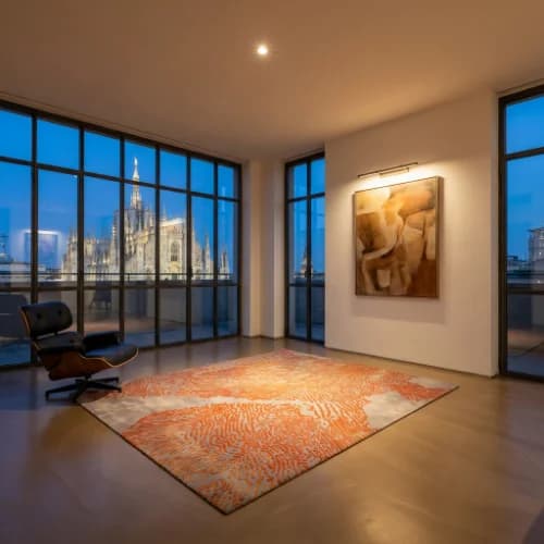 Coral Reef Abstract Hand-Tufted Rug thumbnail 2