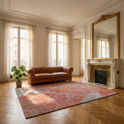 Coral Reef Abstract Hand-Tufted Rug thumbnail 3