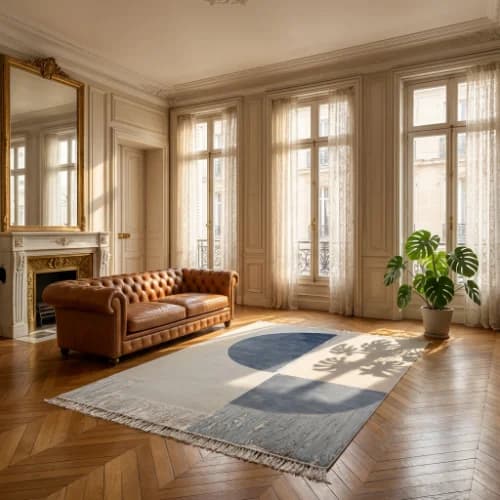 Zen Horizons Hand-Tufted Wool Rug thumbnail 1