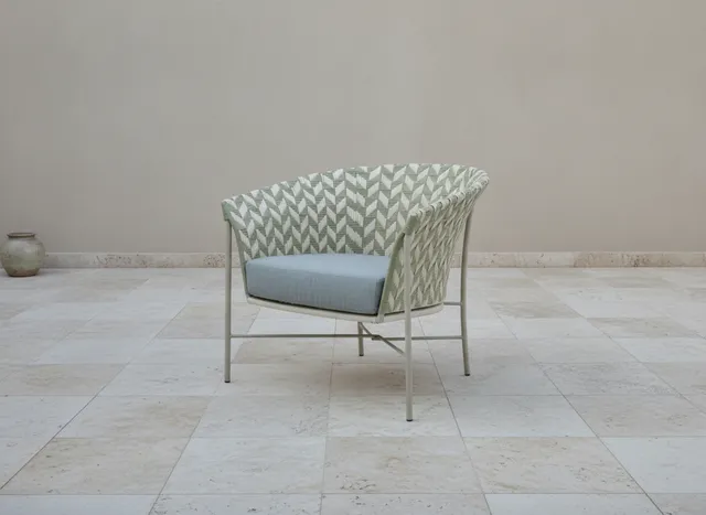 Reem Chevron Lounge Chair